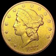 1877-S $20 Gold Double Eagle UNCIRCULATED