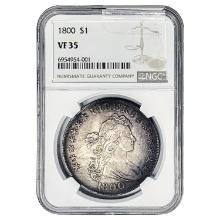 1800 Draped Bust Dollar NGC VF35