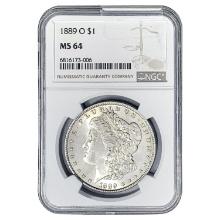 1889-O Morgan Silver Dollar NGC MS64