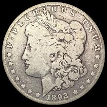 1892-O Morgan Silver Dollar LIGHTLY CIRCULATED
