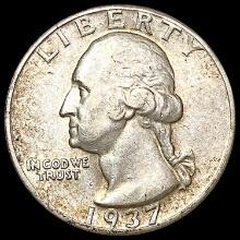 1937-D Washington Silver Quarter CLOSELY UNCIRCULATED