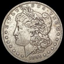 1891-S Morgan Silver Dollar NEARLY UNCIRCULATED