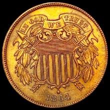 1864 RB Two Cent Piece UNCIRCULATED