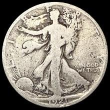 1921-S Walking Liberty Half Dollar NICELY CIRCULATED