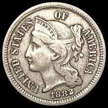 1882 Nickel Three Cent CLOSELY UNCIRCULATED
