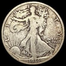 1916-D Walking Liberty Half Dollar NICELY CIRCULATED