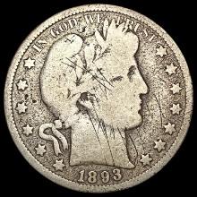 1893-S Barber Half Dollar NICELY CIRCULATED
