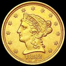1852 $2.50 Gold Quarter Eagle UNCIRCULATED