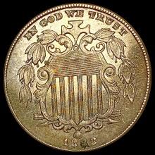 1883 Shield Nickel CLOSELY UNCIRCULATED