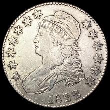 1822 Capped Bust Half Dollar NEARLY UNCIRCULATED