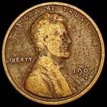 1909-S Wheat Cent NICELY CIRCULATED