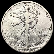 1920-D Walking Liberty Half Dollar NEARLY UNCIRCULATED