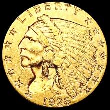 1926 $3 Gold Piece CHOICE BU