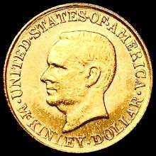 1916 McKinley Rare Gold Dollar CLOSELY UNCIRCULATED