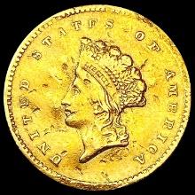 1855 Rare Gold Dollar NICELY CIRCULATED