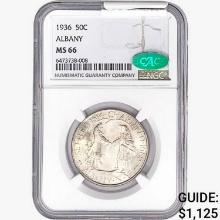 1936 CAC Alabama Half Dollar NGC MS66