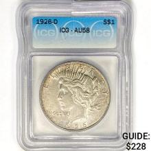 1926-D Silver Peace Dollar ICG AU58