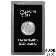 1883 Carson City Silver Morgan Dollar Uncirculated