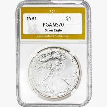 1991 Silver Eagle PGA MS70