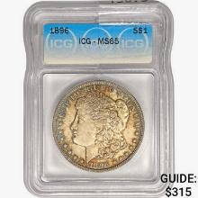 1896 Morgan Silver Dollar ICG MS65