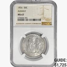 1936 Alabama Half Dollar NGC MS67