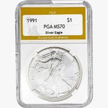 1991 Silver Eagle PGA MS70