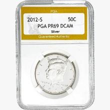 2012-S Kennedy Half Dollar PGA PR69 DCAM