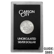 1884 Carson City Silver Morgan Dollar Uncirculated