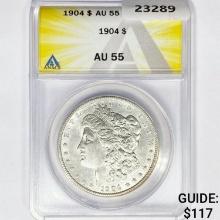 1904 Morgan Silver Dollar ANACS AU55