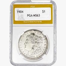 1904 Morgan Silver Dollar PGA MS63