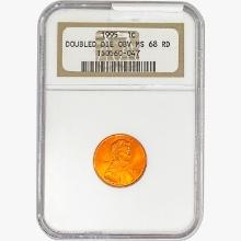 1995 Lincoln Memorial Cent NGC MS68 RD DBL DIE OBV