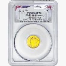 2016-W 10C 1/10oz First Strike PCGS SP70