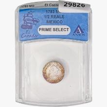 1783 1/2 Reale Mexico ANACS Prime Select