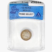 1783 1/2 Reale Mexico ANACS Prime Select