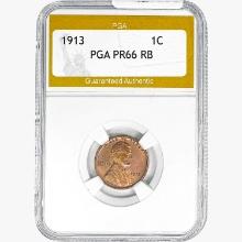 1913 Wheat Cent PGA PR66 RB