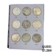 1921-1926 Peace Silver Dollar Book (14 Coins)