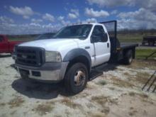 2006 FORD F450 S.CAB FLATBED PU- NOT RUNNING