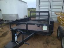 .PULL 8FTx6FT FLATBED RAMP GATE TRLR- NO PAPERS