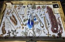 Vintage Costume Jewelry with Some Signed