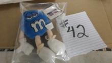 M&M plush toy, very limited edition figure only sold at M&M World Las Vegas with the tag in great sh