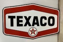 Texaco Gasoline "Tomahawk" Porcelain Sign