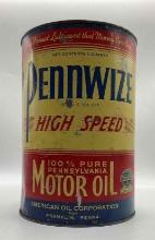 Pennwize High Speed Motor Oil 5 Quart Oil Can