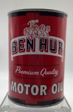 Ben Hur Quart Oil Can NOS