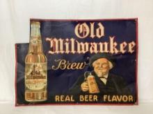 Early and Graphic Old Milwaukee Beer Sign