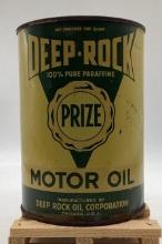 1930's Deep Rock Prize Quart Oil Can