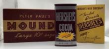 Hershey's and Mounds Vintage Candy Boxes