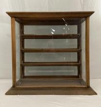 Early Country Store/Mercantile Ribbon Cabinet