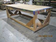 109"X48" Wood Rolling Table