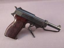 handgun: WALTHER Model P38, Semi-Auto Pistol, 9mm, 7 shot, 5" barrel, S#1628Y