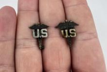 WW2 US Army Surgeon Collar Insignia